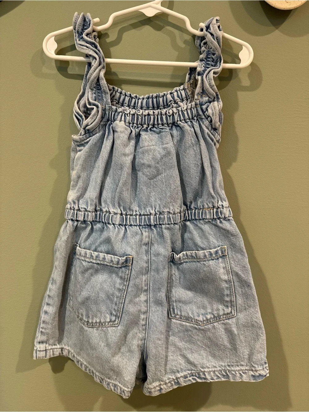 ZARA toddler denim jumpsuit